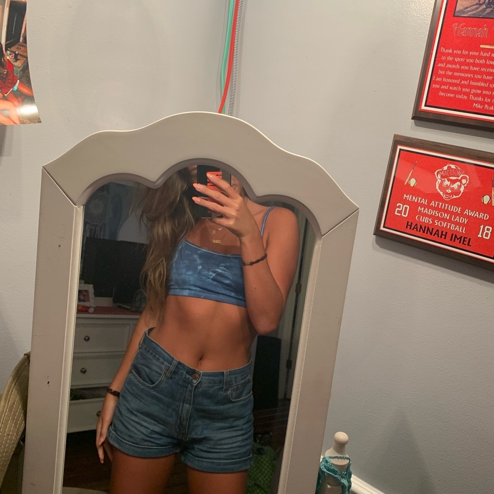 American Eagle High Waisted Mom Shorts